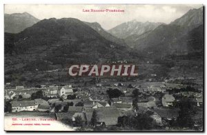 Old Postcard General view Laruns