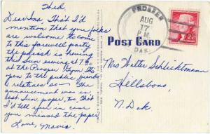 Linen Card Virginia High School Virginia Minnesota MN 1955