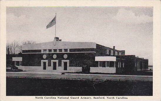 North Carolina Sanford North Carolina National Guard Armory 1946 Albertype