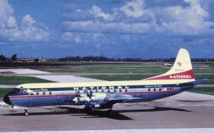 National Airlines - Lockheed L-188 at Miami, 1961