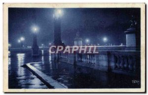 Old Postcard Paris Concorde Square