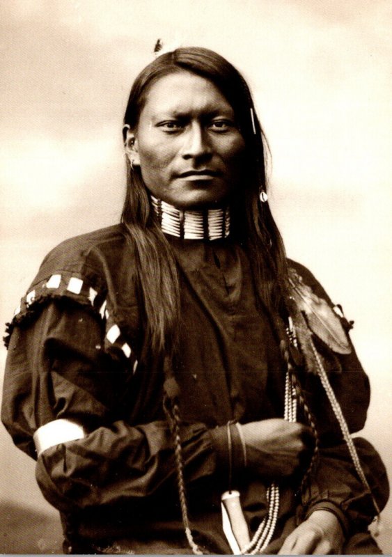 Cheyenne Indian Red Sleeve Photgraphed 1880 At Fort Keogh Montana By L A Huffman