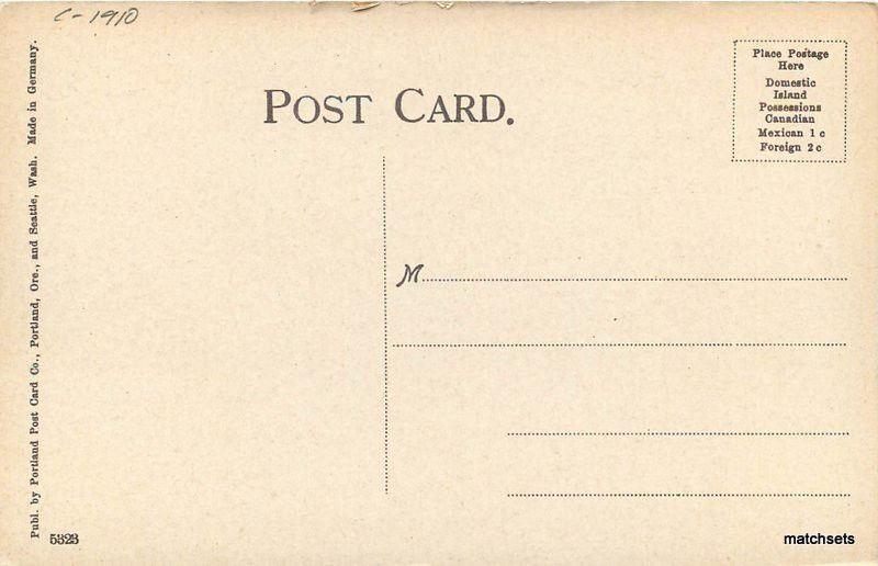 C-1910 Auburn Washington High School Portland postcard 7511