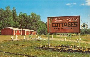 SILVER BIRCH COTTAGES Lake Superior Route Wawa, Ontario, Canada c1960s  Postcard