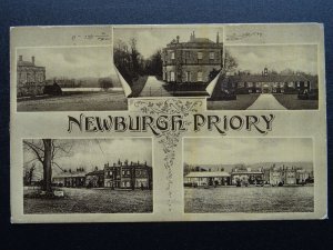 North Yorkshire Coxwold NEWBURGH PRIORY 5 Image Multiview c1909 Postcard