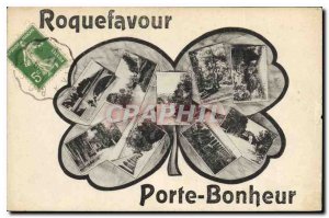 Old Postcard Roquefavour Porte Bonheur