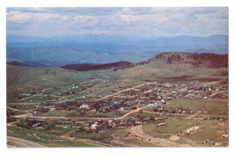 Cripple Creek Colorado CO Aerial View 1970s