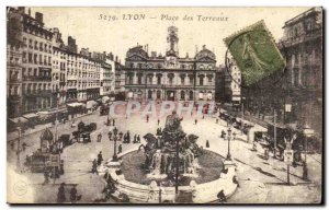 Old Postcard Lyon Place Bellecour