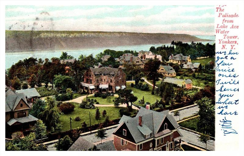 21938  NY  Yonkers  Aerial view of Palisades