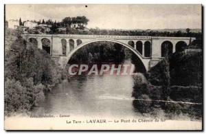 Lavaur - The Railway Bridge - Old Postcard