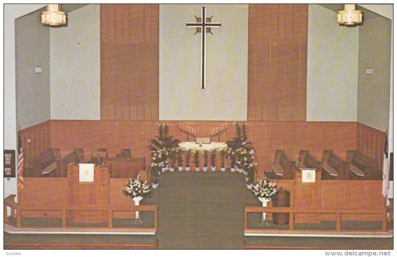 First United Methodist Church, Interior View, NEW PORT RICHERY, Florida, 40-60's