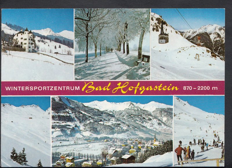 Austria Postcard - Wintersportzentrum, Bad Hofgastein RR1630