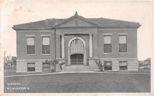 Ohio Postcard c1910 WILMINGTON CLinton COunty LIBRARY Building