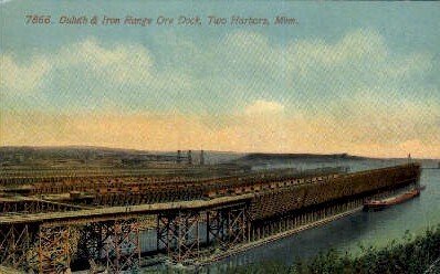 Duluth and Iron Range Ore Dock in Two Harbor, Minnesota