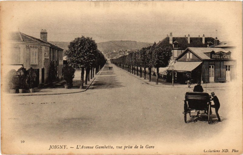 CPA JOIGNY - L'Avenue Gambetta (108493)