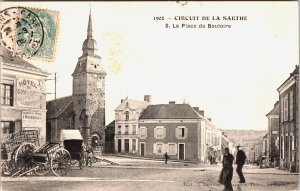France Circuit de la Sarthe La Place de Bouloire Postcard C063