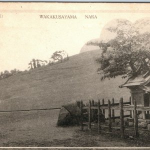 c1910s Nara, Japan Mount Wakakusayama Wakakusa Grass Mountain Collo Postcard A55