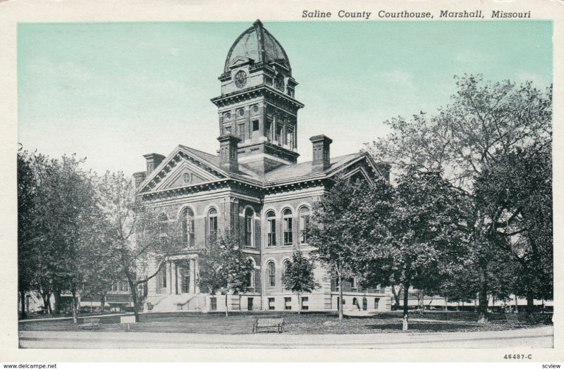 MARSHALL , Missouri , 1910s ; Courthouse