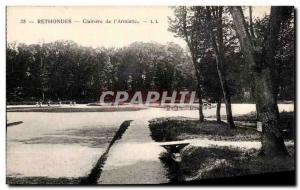 Old Postcard Rethondes Glade of & # 39Armistice Army