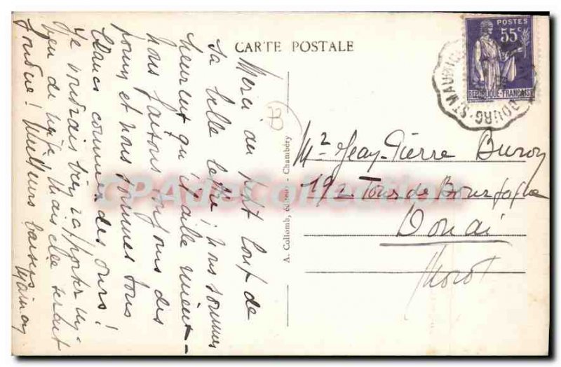 Postcard Old Areches And La Roche Parstire