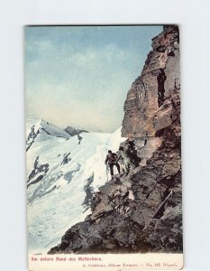 Postcard Am untern Band des Matterhorn