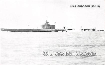  Lost WWII Postcard Post Card USS Gudgeon SS211