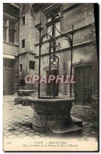 Old Postcard Paris Musee De Cluny Wells Coming From The House Of Stone l & # ...