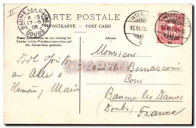 Postcard Old Bear Bern Barengraben