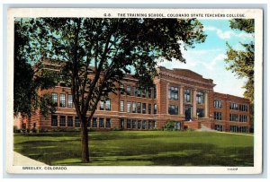 c1920's Training School Colorado State Teachers College Greeley View CO Postcard 
