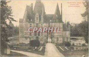 Postcard Old Mortree (Orne) Chateau O Main Entry