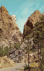 Face of George Washington Horse thief Lake Road Black Hills SD 