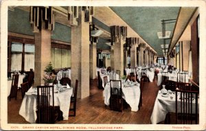 Postcard Dining Room at Grand Canyon Hotel in Yellowstone National Park, Wyoming