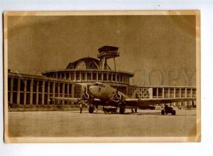 241074 ROMANIA Bucharest airport Vintage postcard