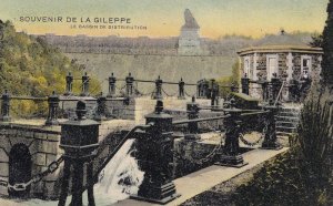 Souvenir De La Gileppe La Bassin Distribution Belgium Old Postcard