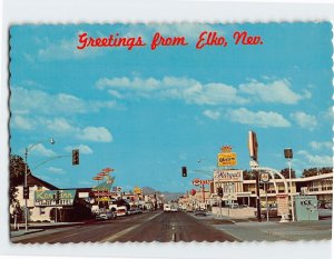 Postcard Greetings from Elko, Nevada