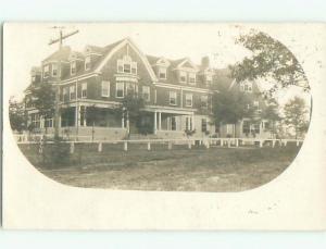 Old rppc BUILDING SCENE Architecture Postcard AB0926