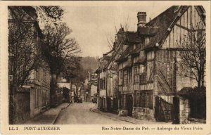 CPA PONT-AUDEMER Rue Notre-Dame du Pre - Auberge du Vieux Puits (1149134)