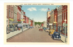 TN - Greeneville. Main Street looking North