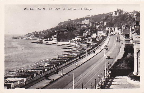 France Le Havre La Heve la Falaise et le Plage Photo