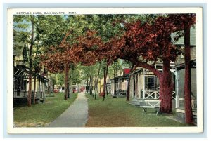 c1910 Cottage Park, Oak Bluffs, Massachusetts MA Antique Unposted Postcard