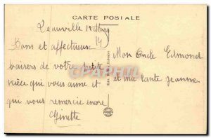 Old Postcard Sea Deauville Place Morny Peugeot Advertisement