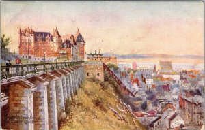 Canada Quebec Chateau Frontenac and Lower Quebec Tucks