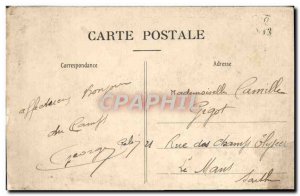 Old Postcard L & # 39Aviation In Military Camp De Chalons Army Military hanga...