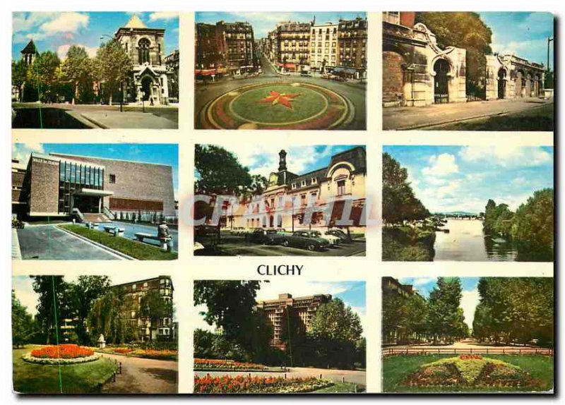 Modern Postcard Images of France Various aspects of the city