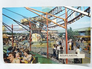 Childrens Amusement Park Butlins Clacton on Sea Essex Vintage Postcard