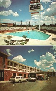 Vintage Postcard Rodeway Inn Motel East Evans Denver Colorado Clarence E. Bennet