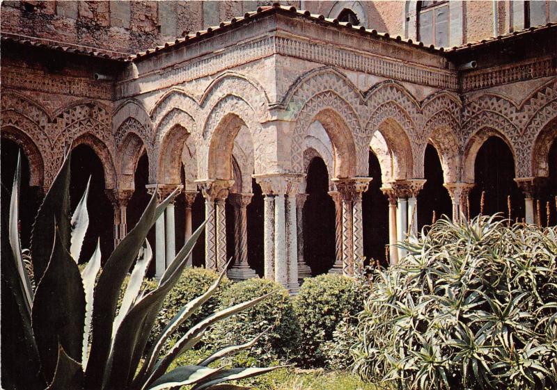 B68989 Il Chiostro Monreale Palermo  italy