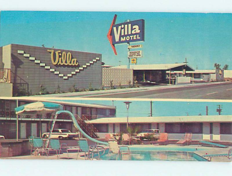 Pre-1980 VILLA MOTEL Fresno California CA M4586