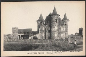 France Postcard - Barneville-Plage - Hotel Du Chateau, Manche      RT1859