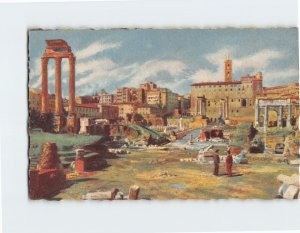 Postcard Foro Romano, Rome, Italy